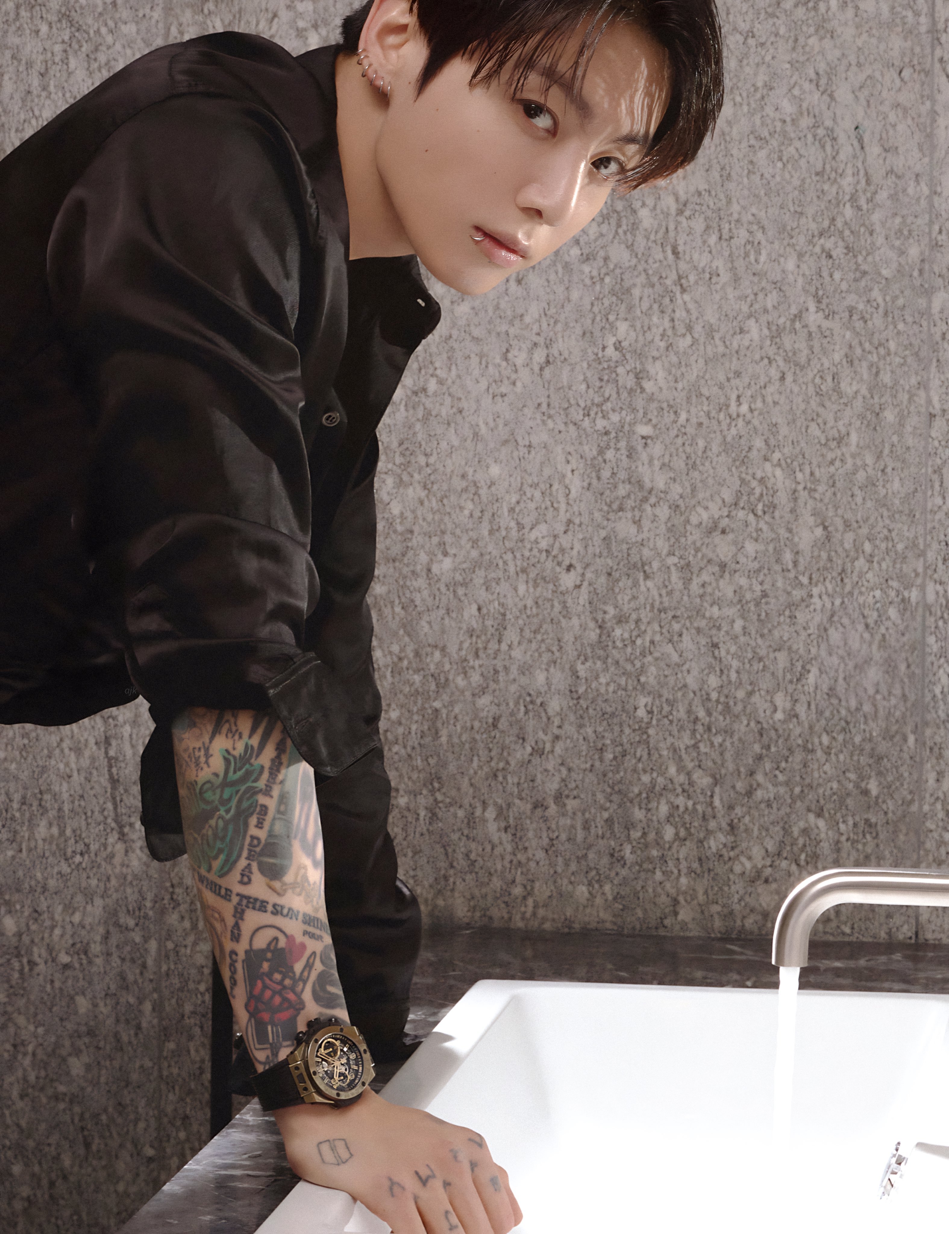 jungkook x hublot for harper’s bazaar ko
