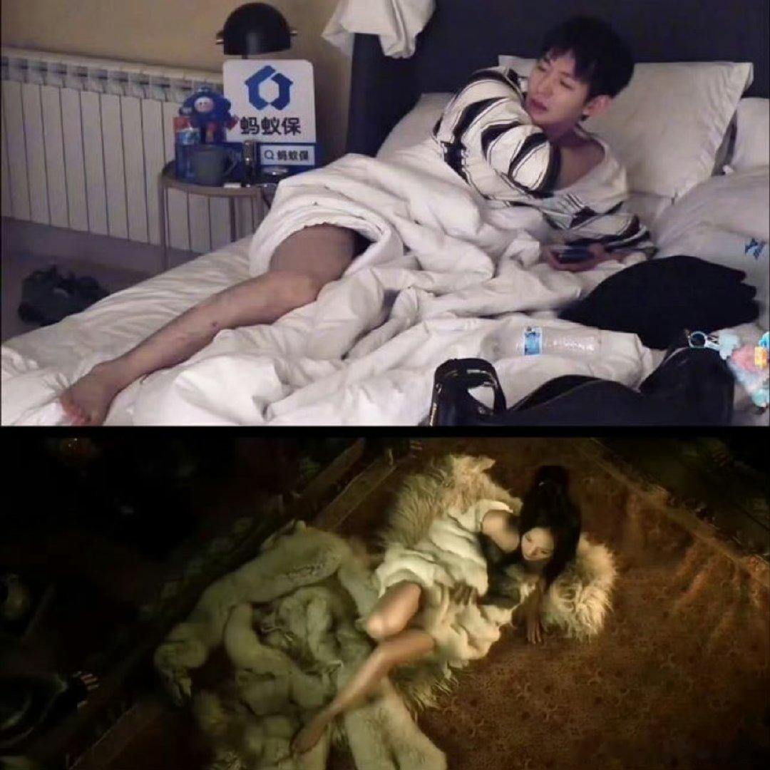 邓为睡前轻声地跟摄像头说晚安邓为软软糯糯慢慢悠悠的美男子被邓为的小细节打动，睡前