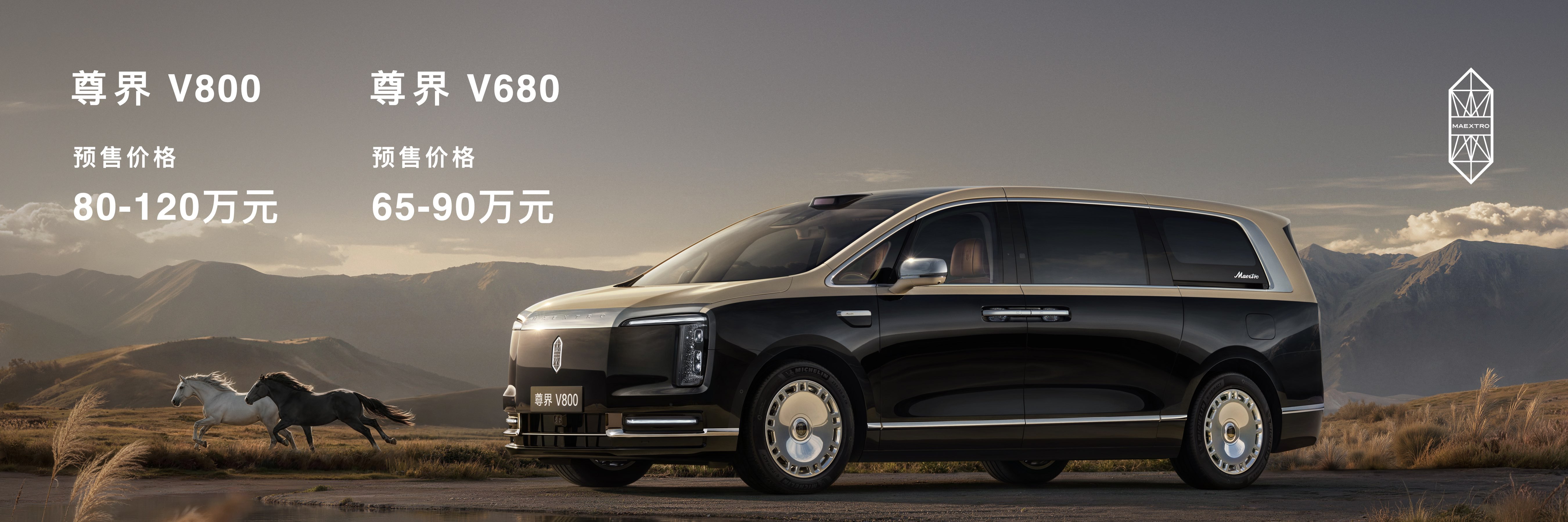 尊界V800预售价80至120万 尊界V800这车是真的顶，近5米5车长、3.4