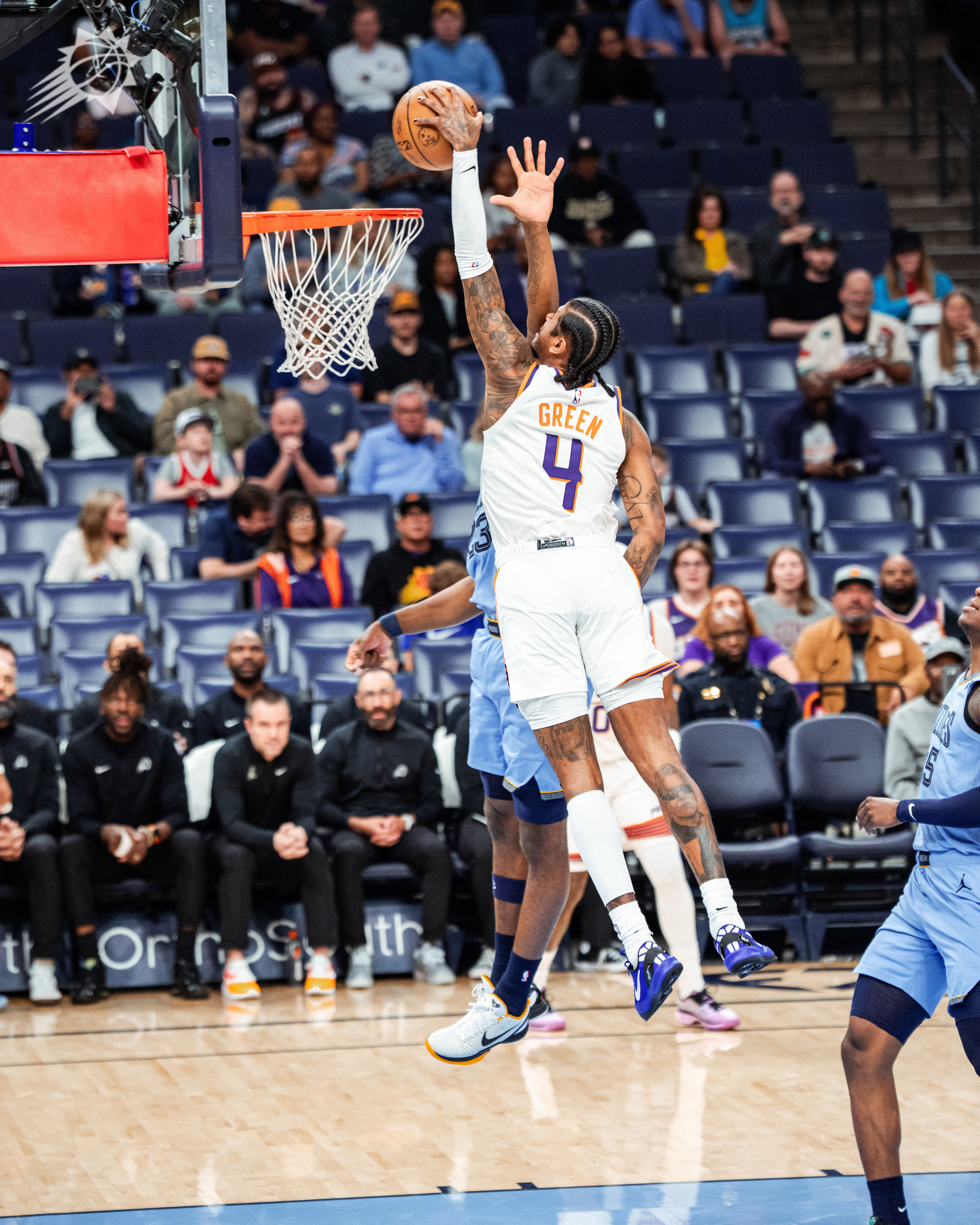 比赛开始， JG 开场就暴扣😮💨  菲尼克斯太阳 ｜旭日东升 ｜太阳vs灰熊