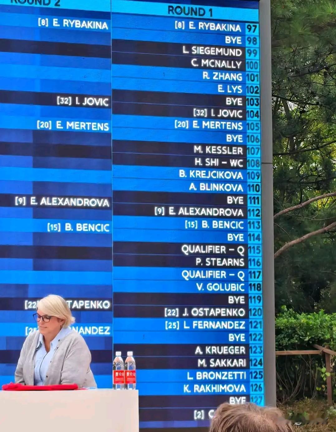 中网抽签结果出炉！
郑钦文种子位对阵陶森和米拉安德列娃
王欣瑜次轮约战张帅
王欣