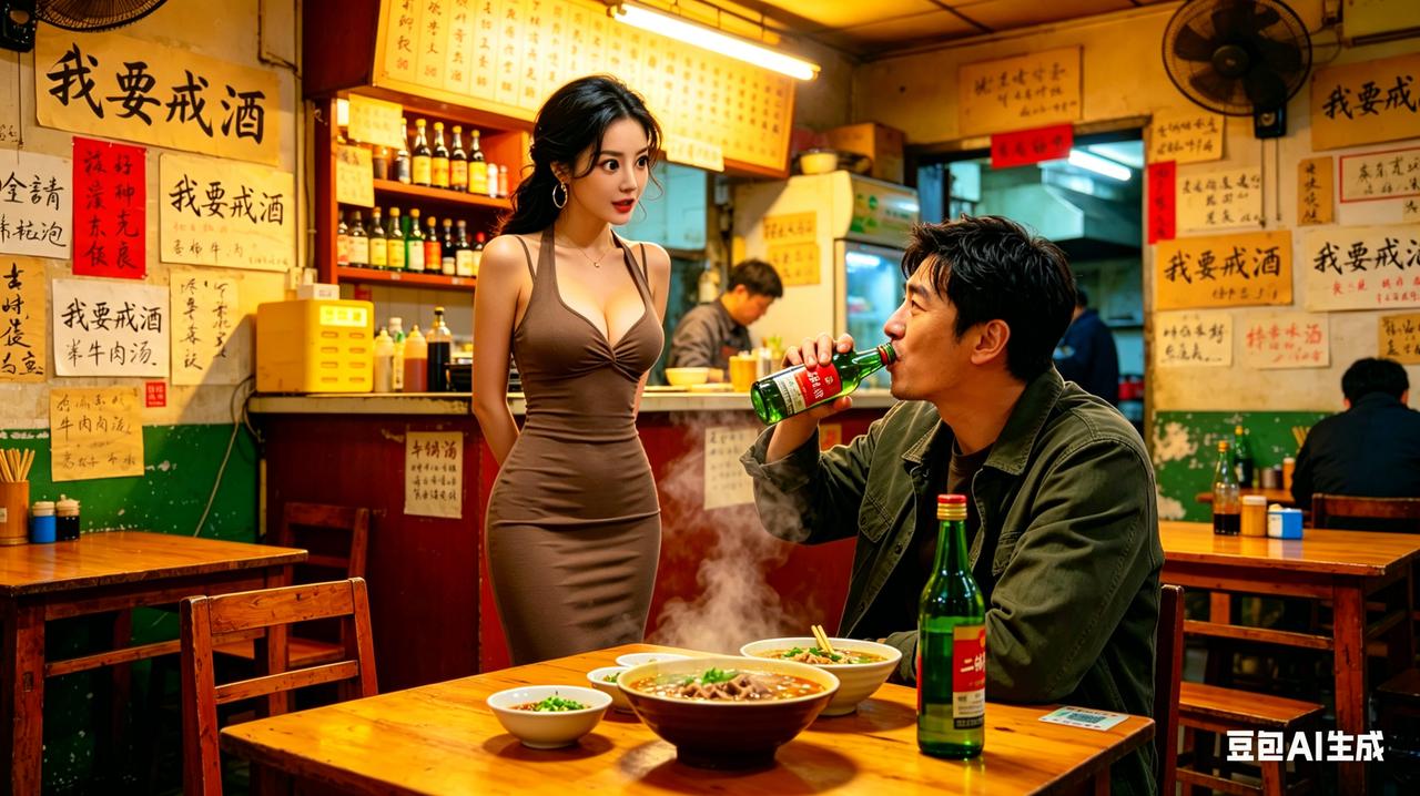 漂亮的酒店老板娘对我说——你把戒酒宣言写墙上，看这辈子你能戒几回酒？

大概20