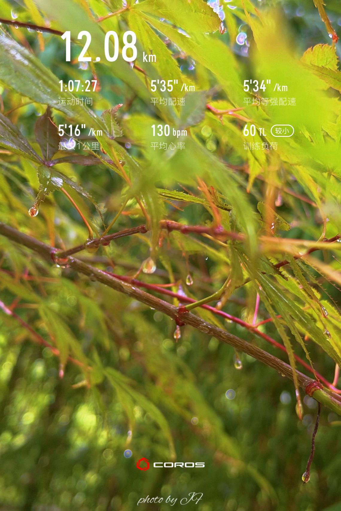 跑步  雨不停 