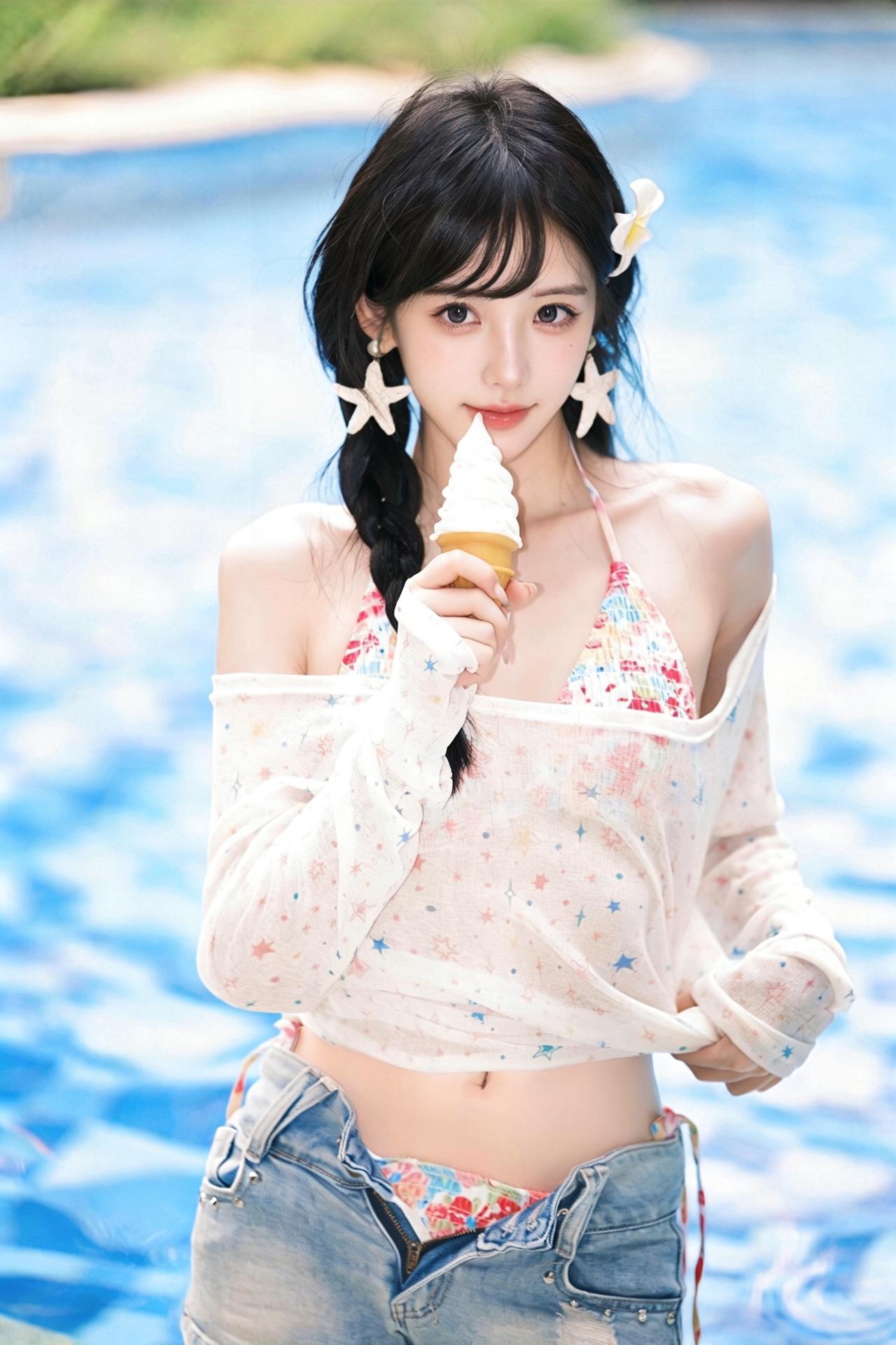 富士拍泳池也好出片欸