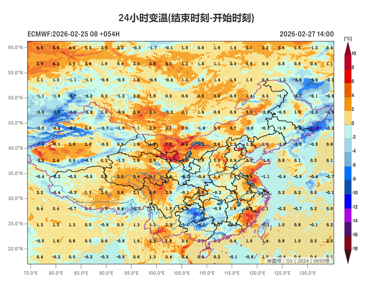 【气温波动】今天升温明显的内蒙古东南部、吉林、黑龙江一带，明天将会登上降温榜。因