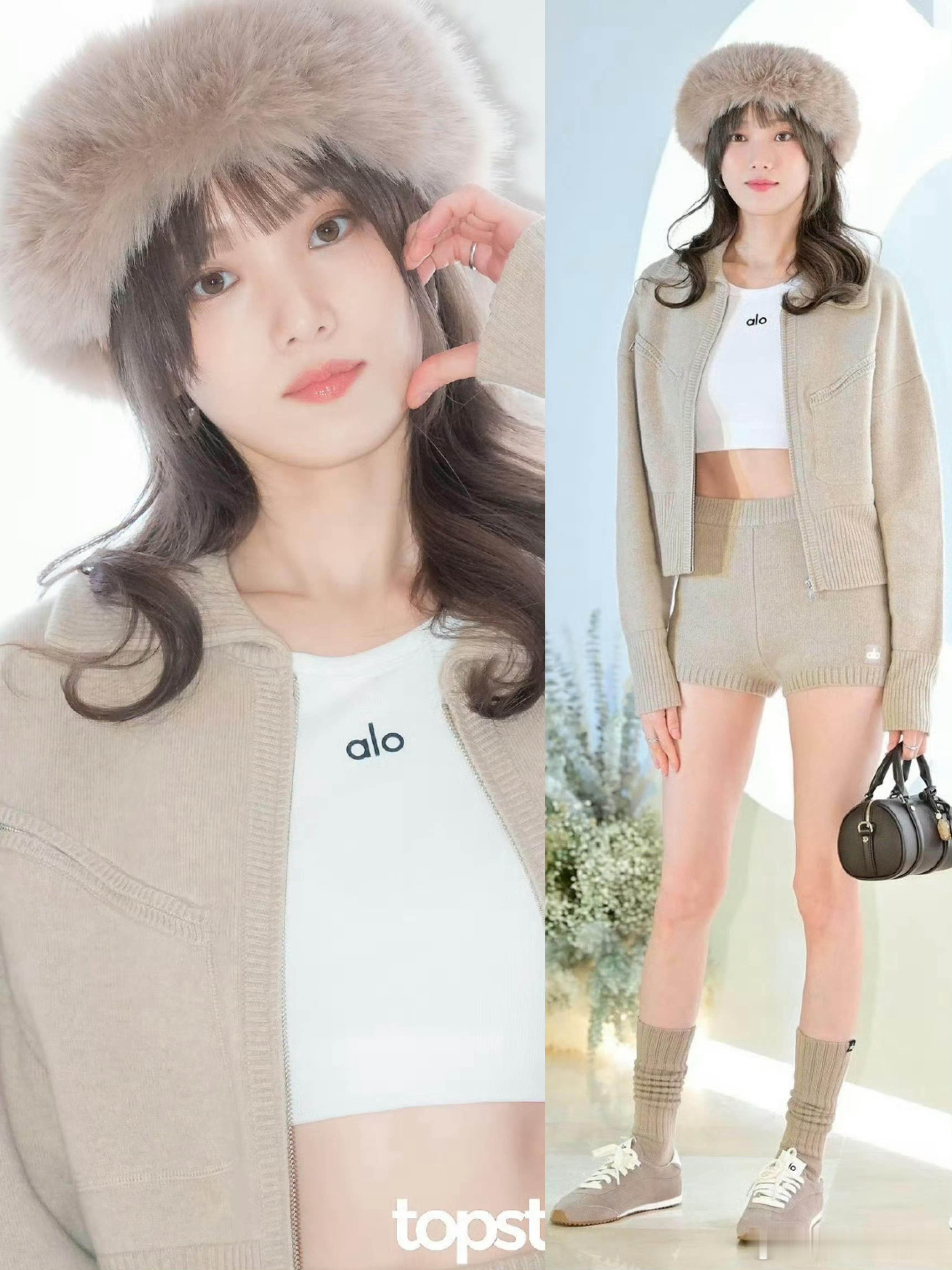 李圣经35岁身材太美了！李圣经今日ALO假日快闪活动 感觉姐的身材能驾驭所有衣服