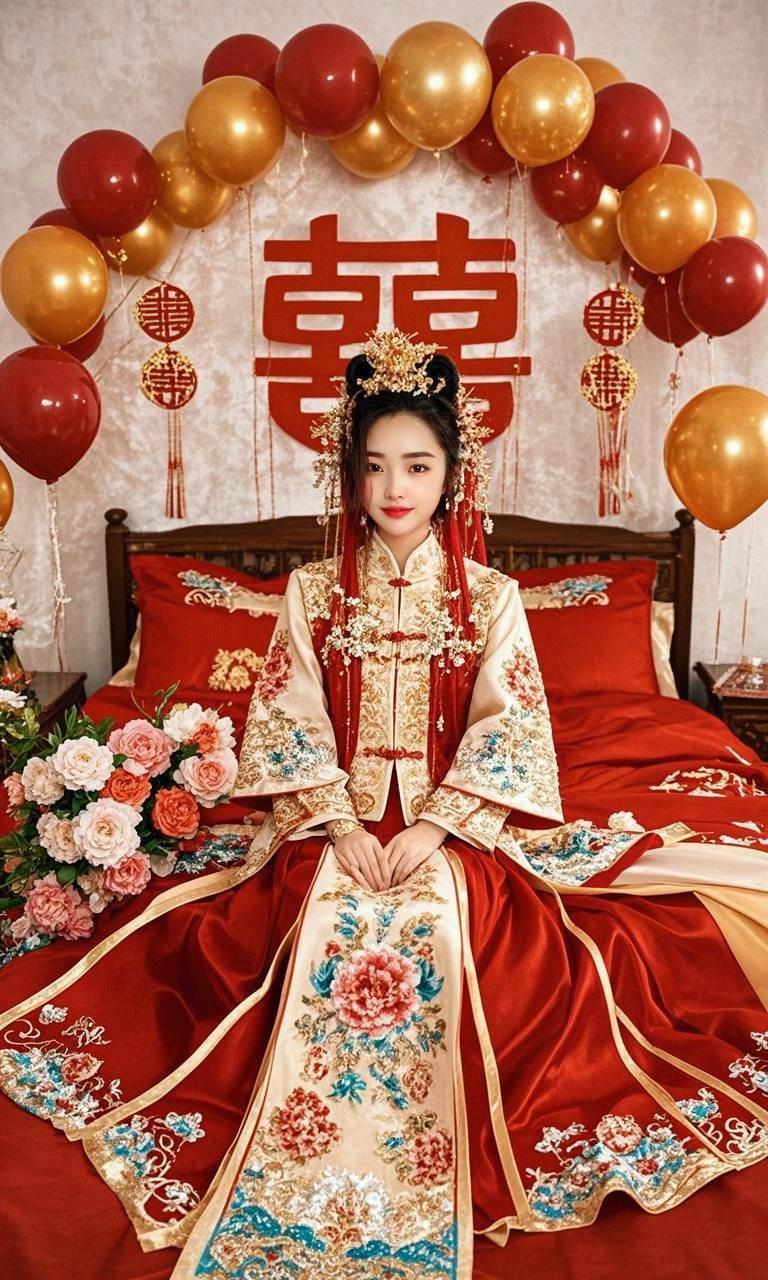 这辈子想感受新娘妆只能靠了😂😂