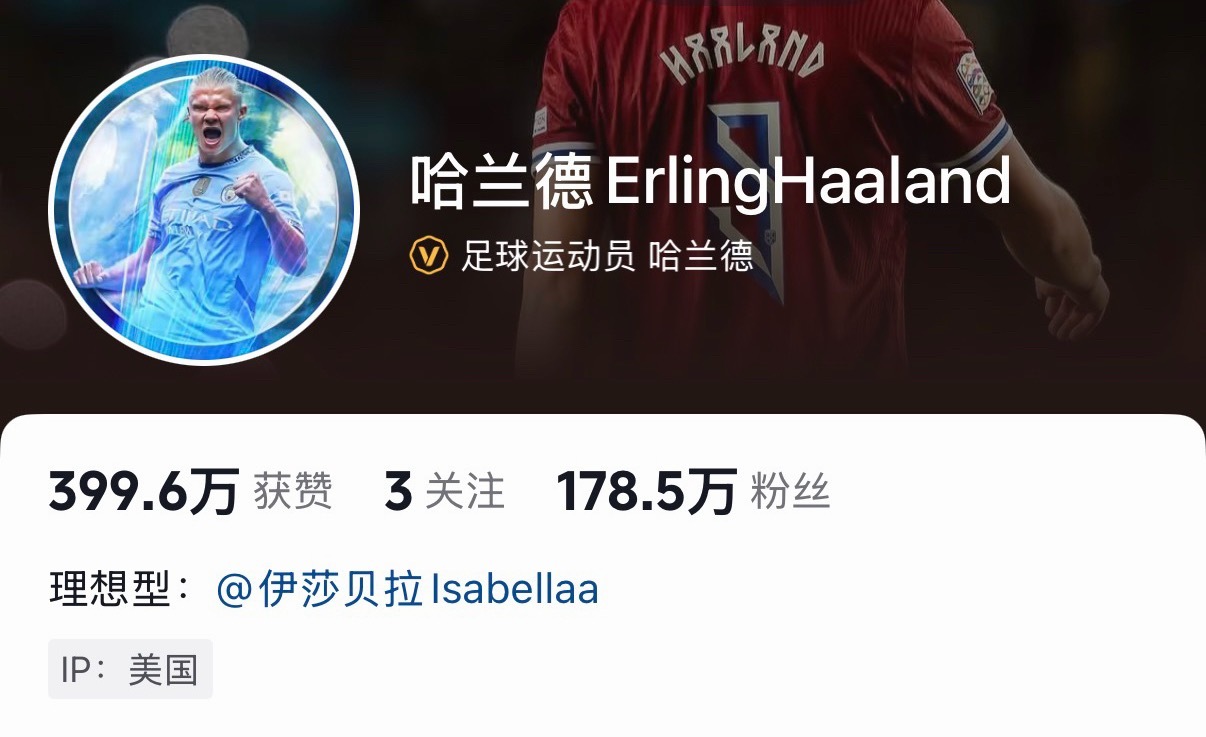 谁教哈兰德这样设置简介的。。。非正经观战世界杯