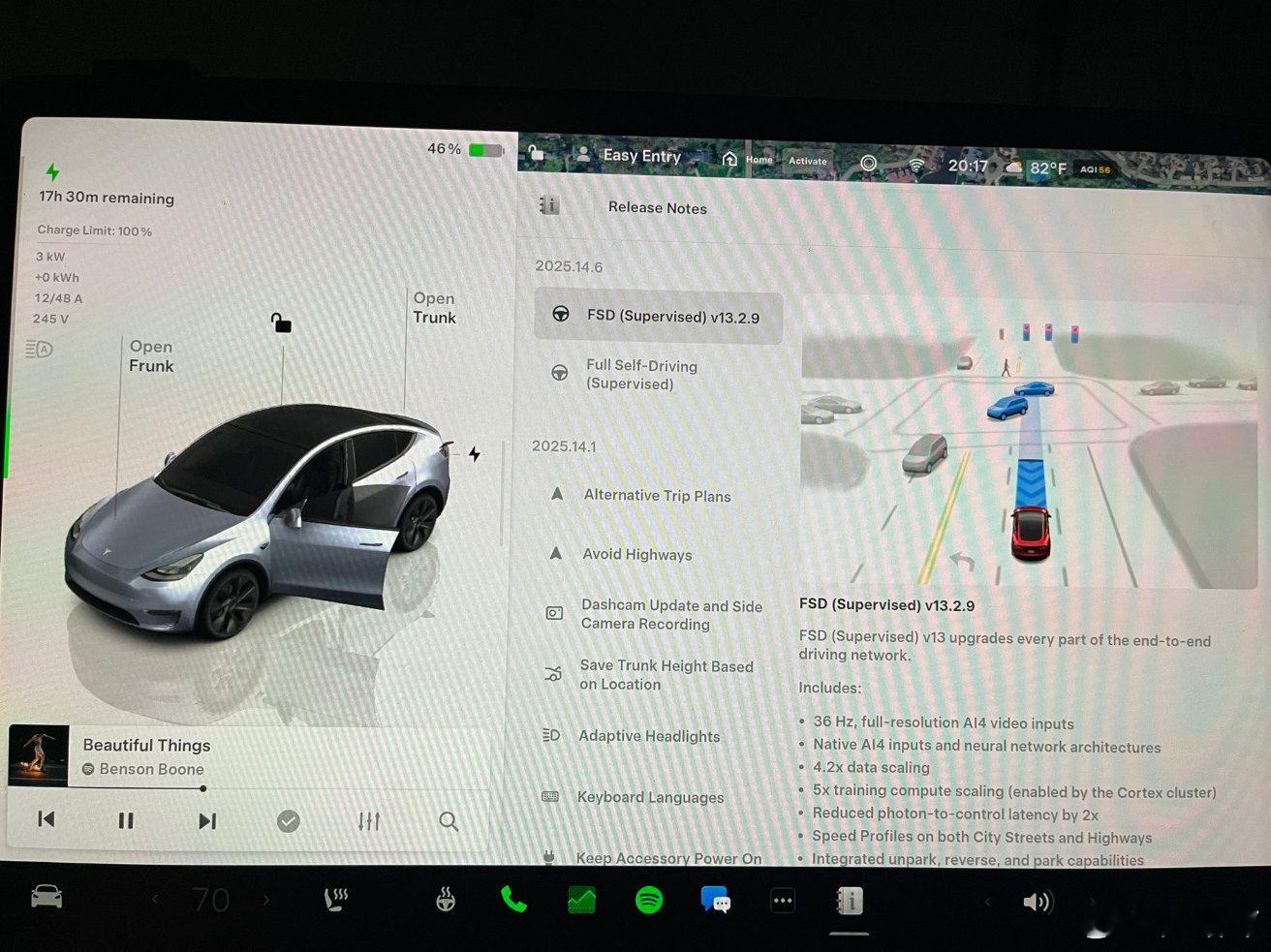 北美特斯拉用户已经收到FSD V13.2.9的OTA了，不知道国内正在审核的是不