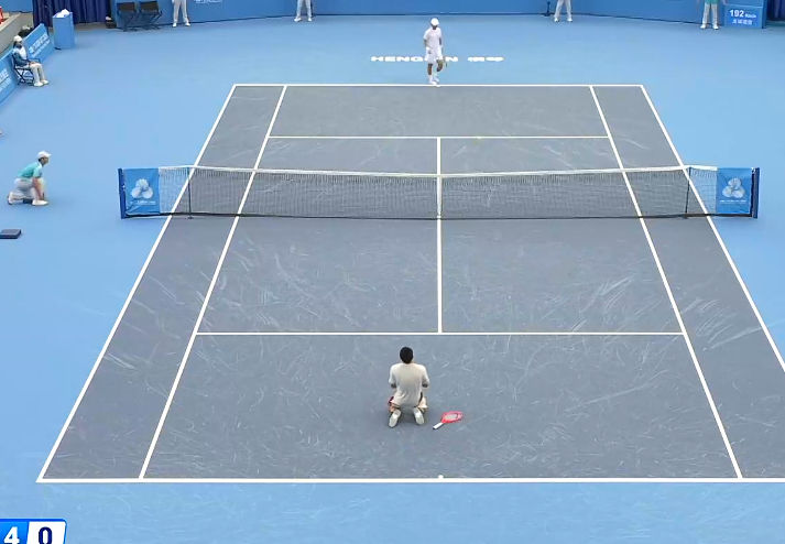 “感谢对手，对手获得了团体金牌和单打银牌，恭喜北京网球队。”商竣程不配有名字哈哈