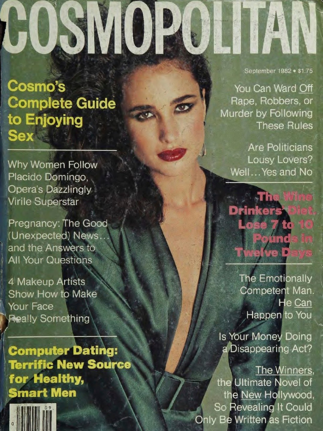 美版《COSMOPOLITAN》1980年代封面1982/09 - 演员Andi