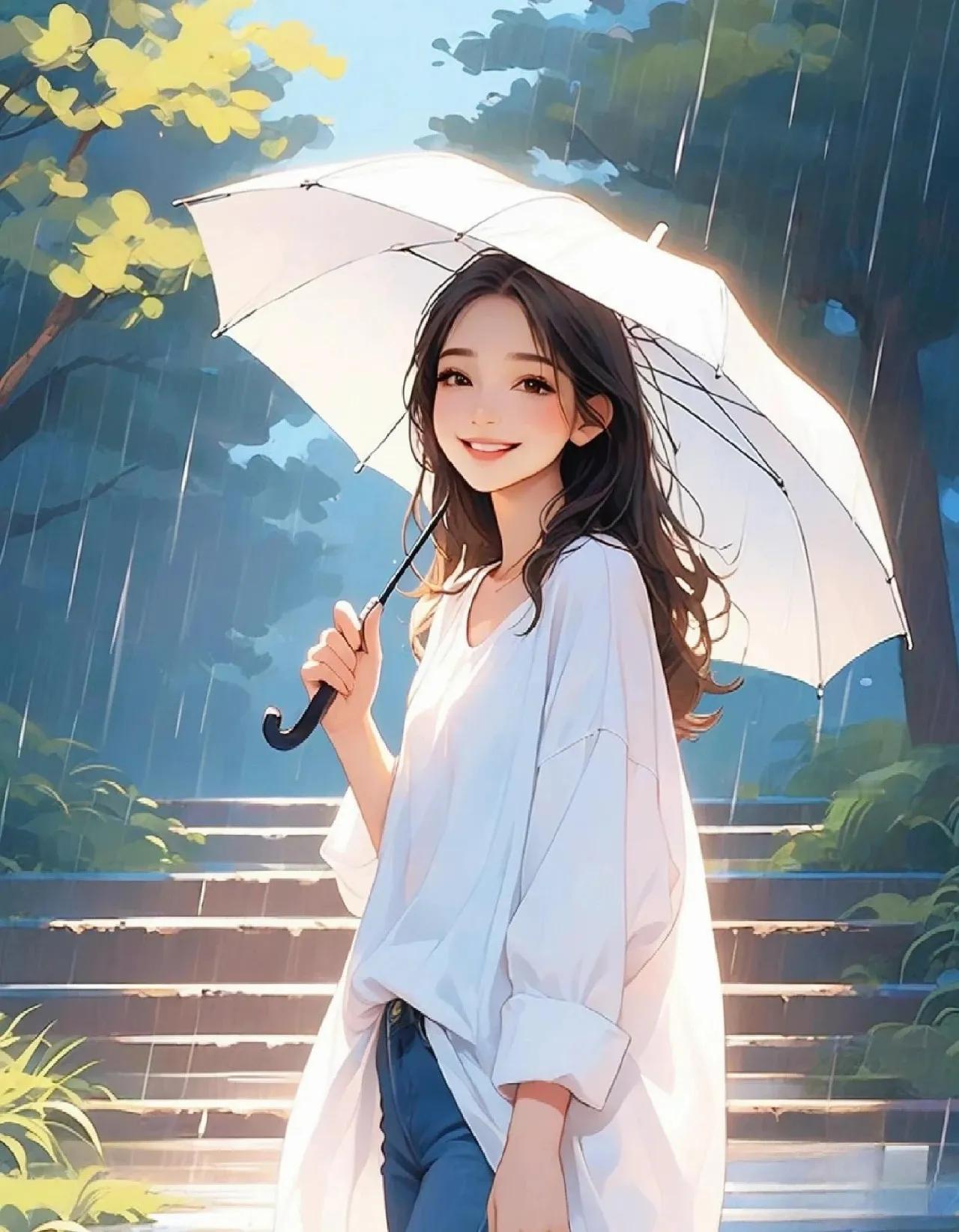 💦💦💦
下雨了
站在窗前
看着久违的大雨
夹杂着闪电
照亮整个夜空
有人在