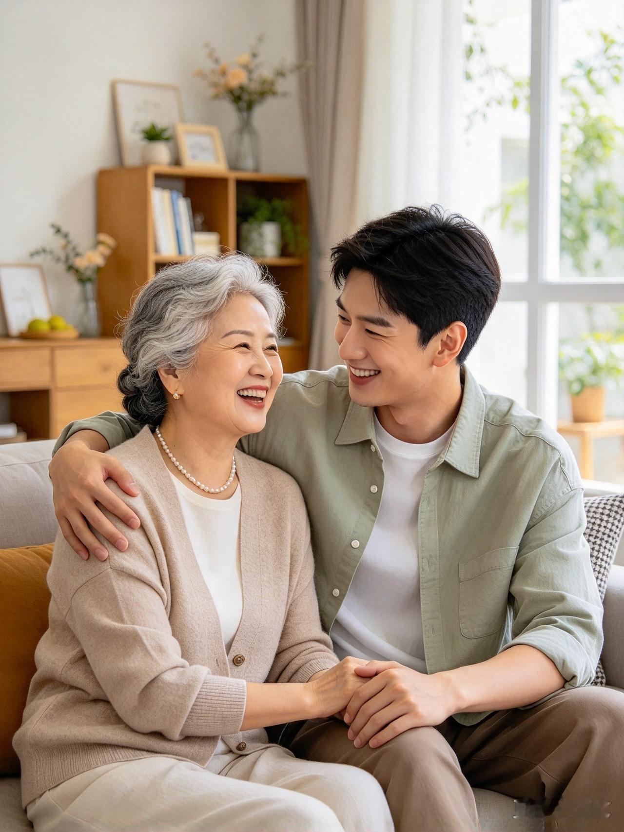 我一句话，把儿子逗笑！

上午，我正在家里做饭，儿子打来电话。

他说：“妈，你