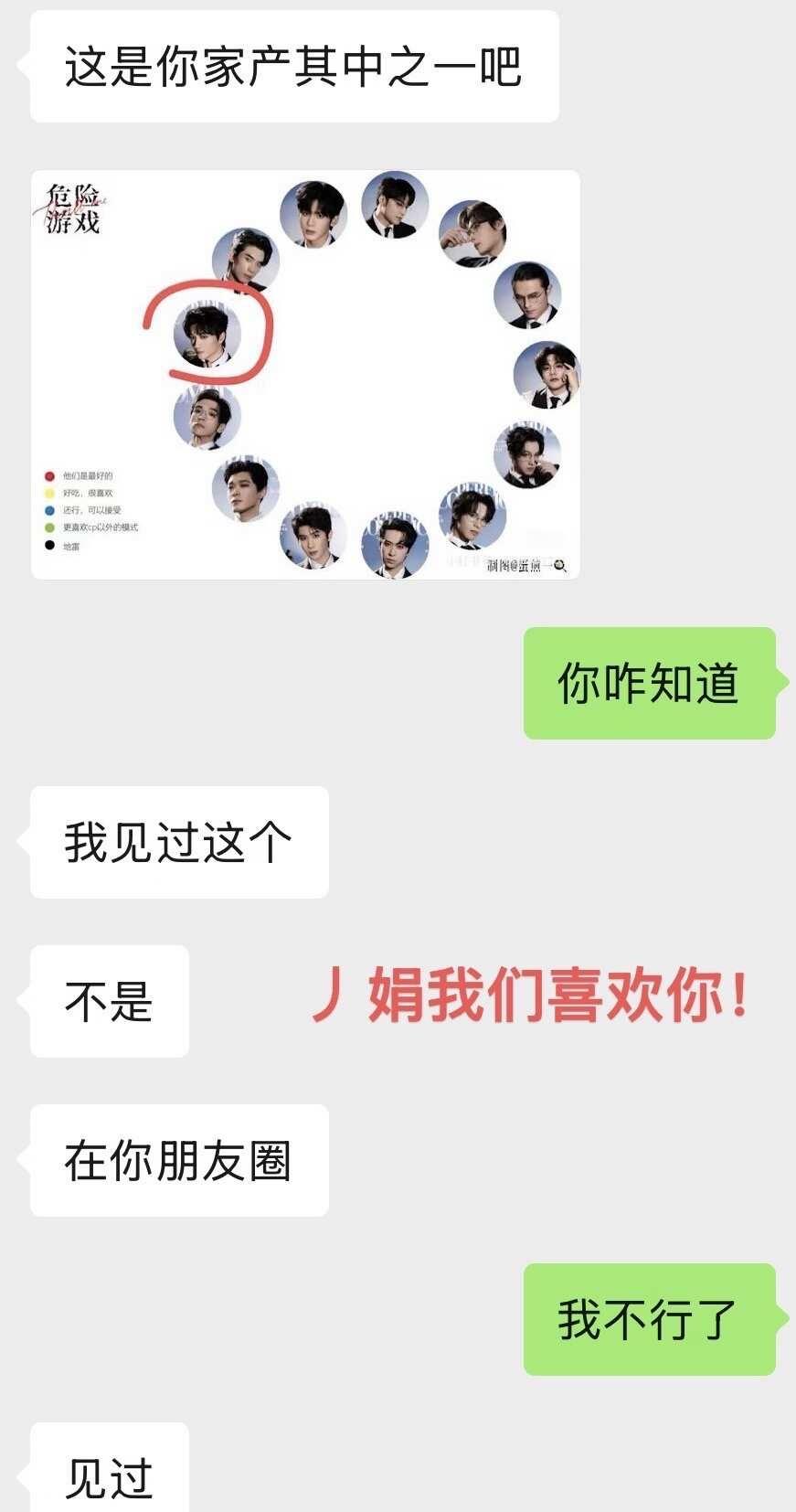 我的圈外朋友锐评ckzz本轮员工：
cp向玩成颜值向了
原图来自@蛋煎一🍳
致