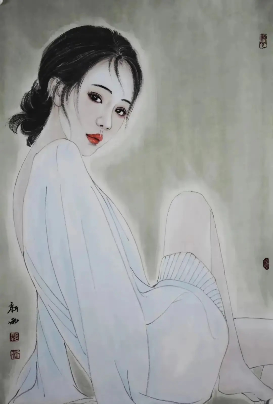 郭新雨的工笔人物画