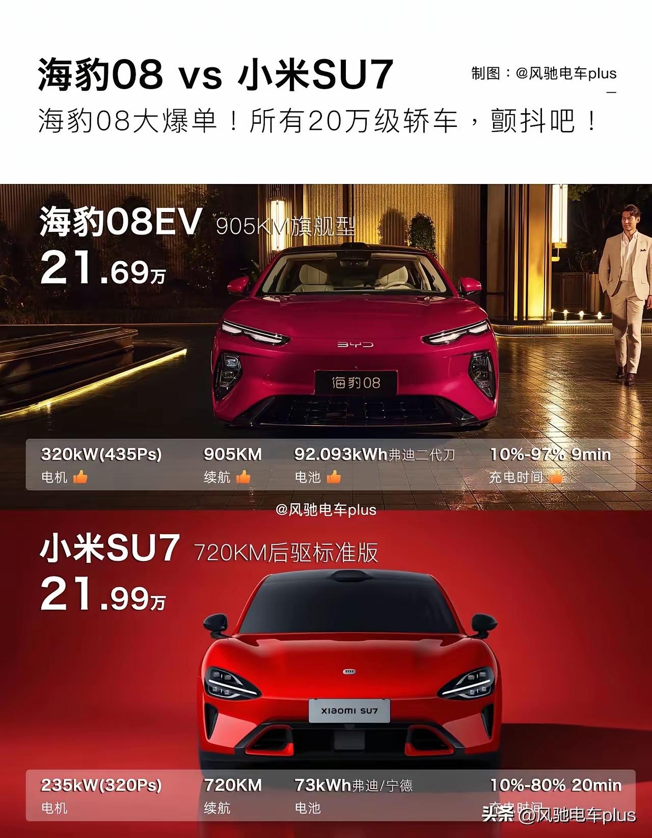 除了定位和在乎面子与否不一样，这款车一来，所有20-30万价位的轿车都黯然失色。