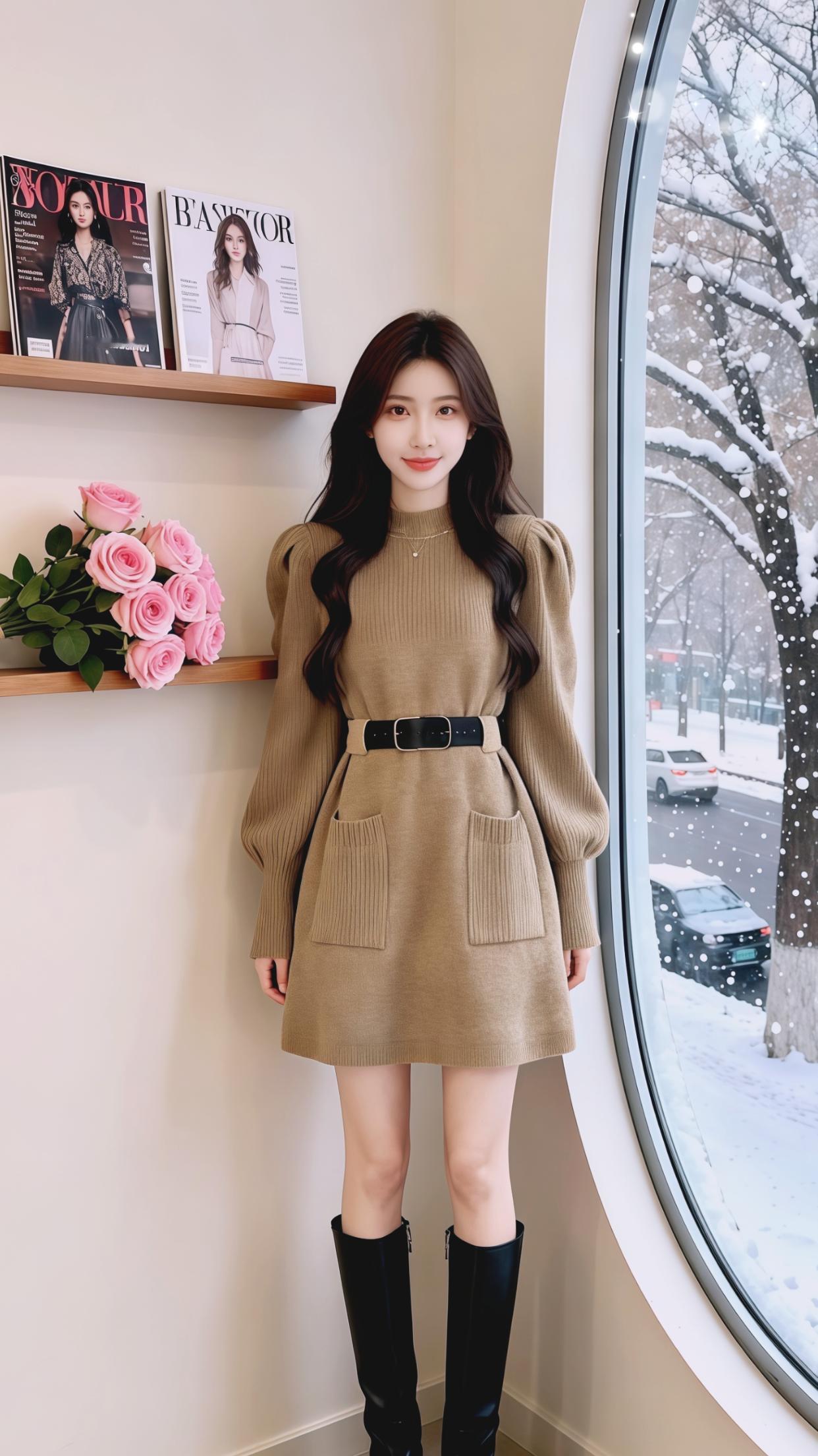 辣妹 穿搭 时尚 小个子 连衣裙