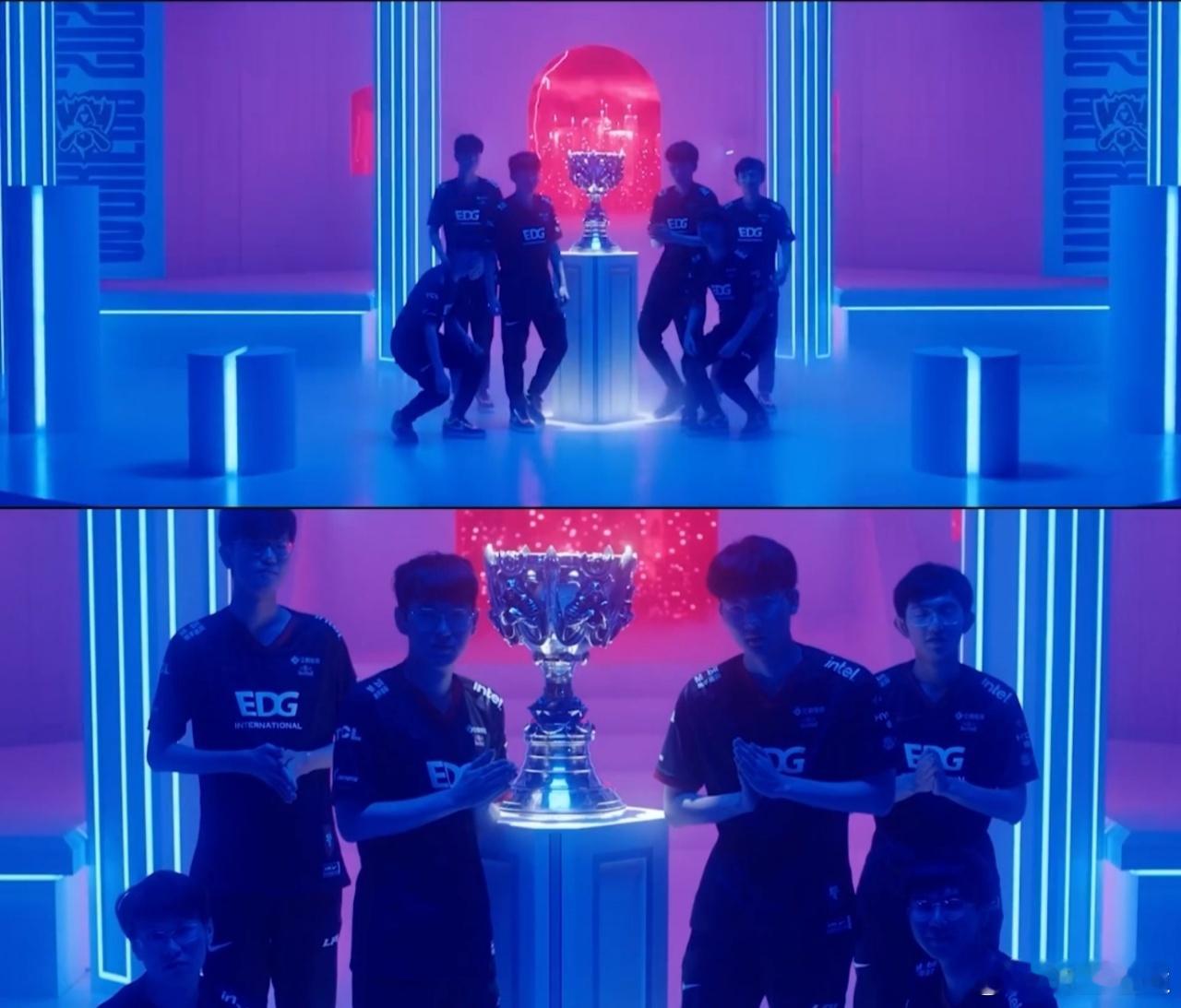 Jiejie带冠军戒指去应援LPL了离了Jiejie谁还给我看冠军戒指冠军戒指在