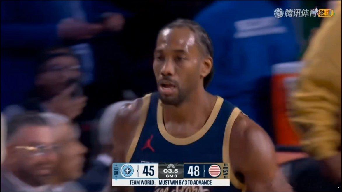 伦纳德三分准绝杀！3.5秒🔥2026nba全明星