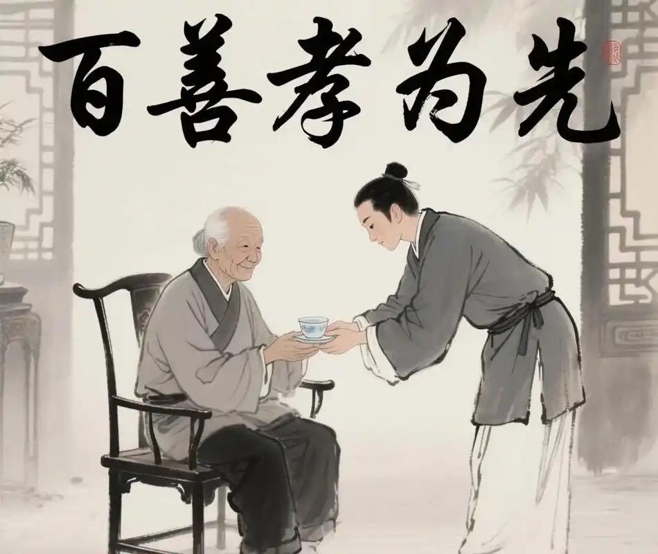 本质上，孝是在用制度和道德的双重约束，对抗人类繁衍过程中"向下负责"的生物本能。