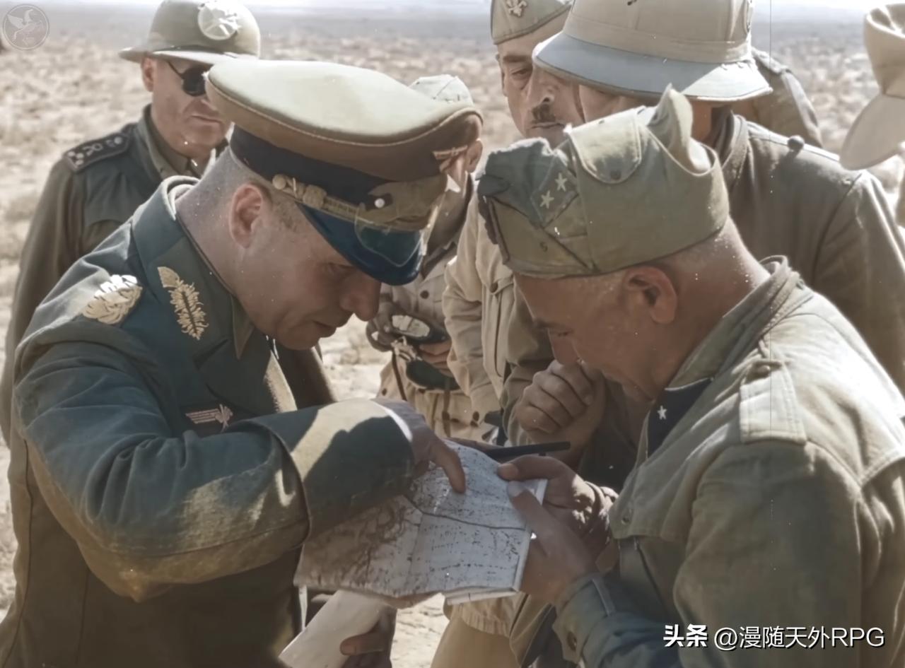 这个将军有点眼熟，只是右边的军装有点陌生。
       是意大利军队吗？