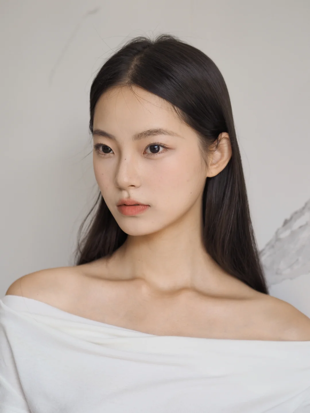 干净清爽的女孩