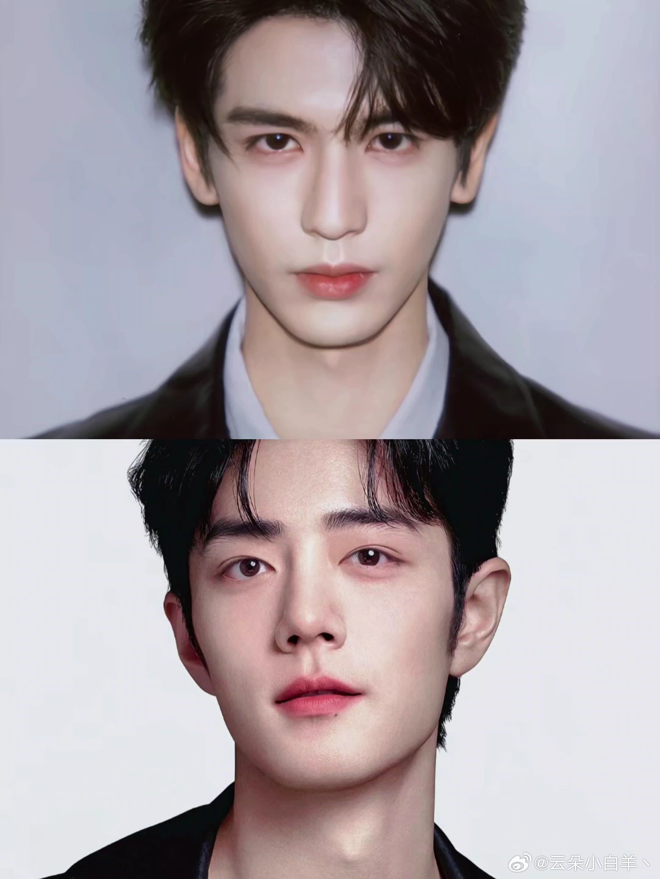 肖战是精致贵公子，张凌赫是清爽大帅哥。 