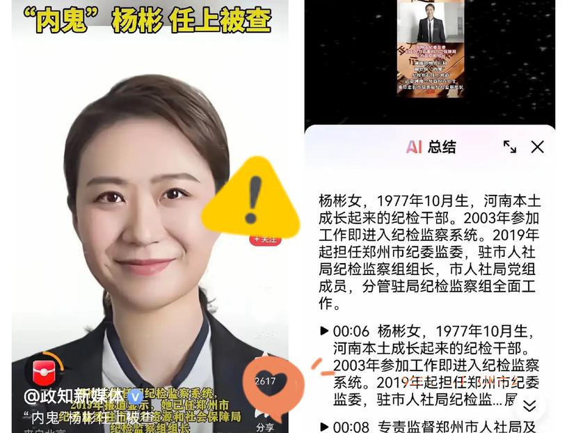 落马的美女“内鬼”杨彬，
最让人膈应的不是她贪腐，
而是“谁把她扶上去”这个问题