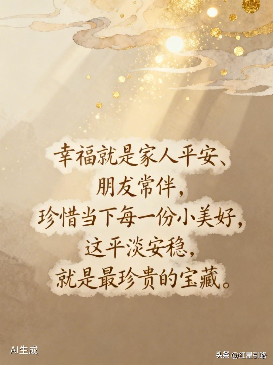 你认为属于你的幸福是什么幸福就是家人平安、朋友常伴，珍惜当下每一份小美好，这平淡