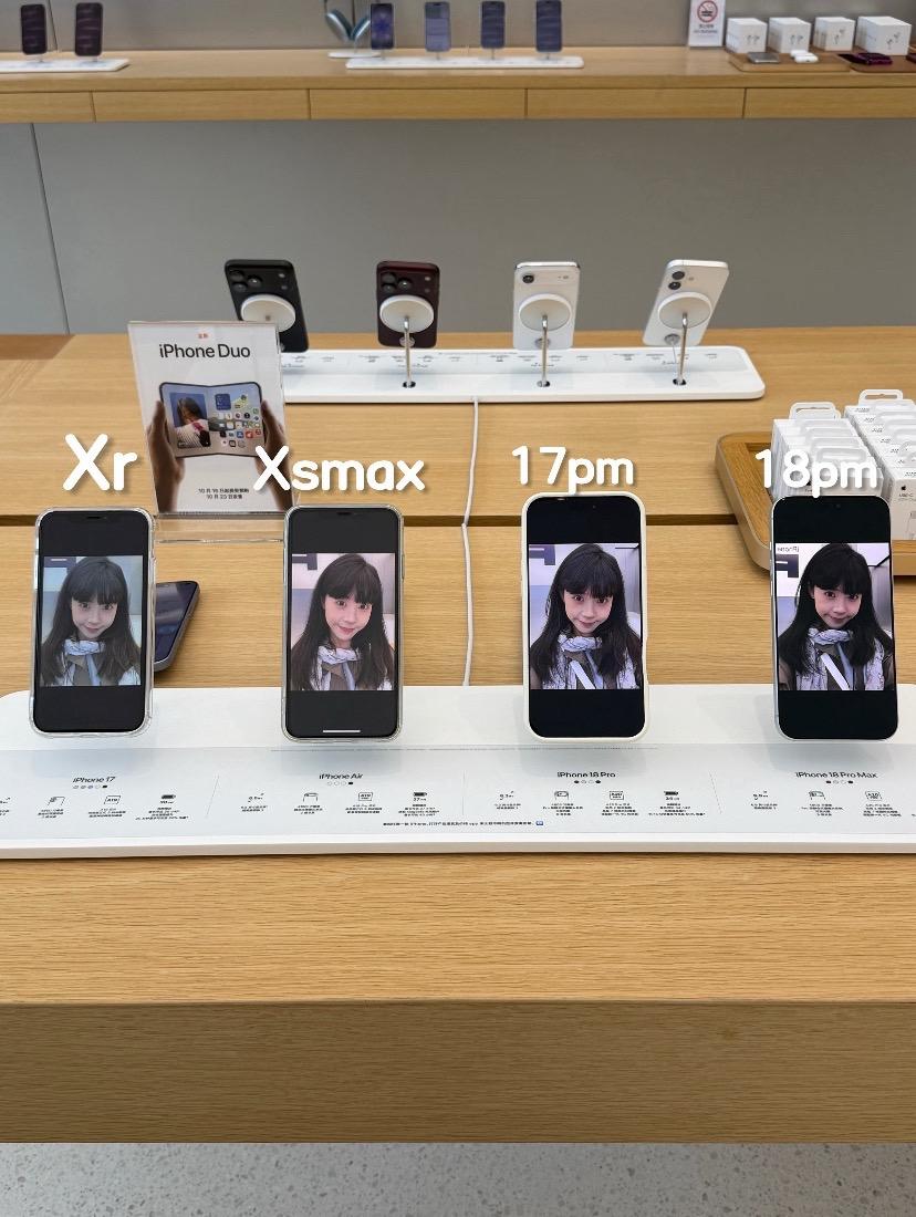 热门苹果手机拍照对比。iPhonexr iPhonexsmax iPh...