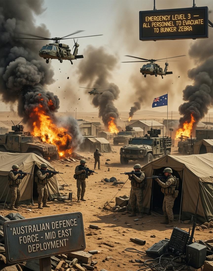 中东这摊火，终于烧到了域外驻军头上。

3月18日，澳大利亚设在阿联酋的明哈德空