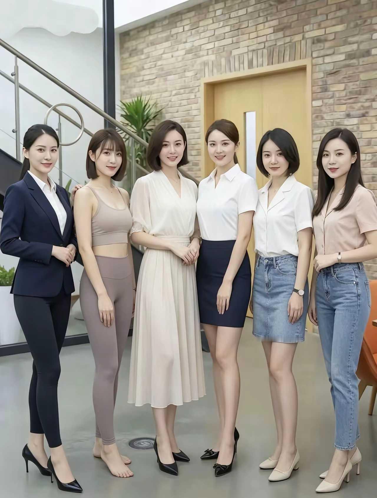 一眼心动全场最美当属中间女生