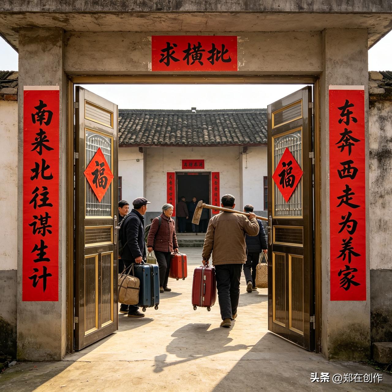 上联：南来北往谋生计
下联：东奔西走为养家

写一个邀请诗友发挥才能对横幅的文案