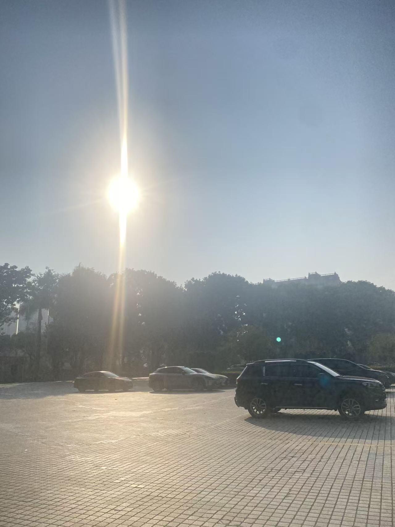 这冬天也太不按常理出牌了！今儿个出门，太阳晒得眼睛都睁不开，火辣辣的跟夏天似的，