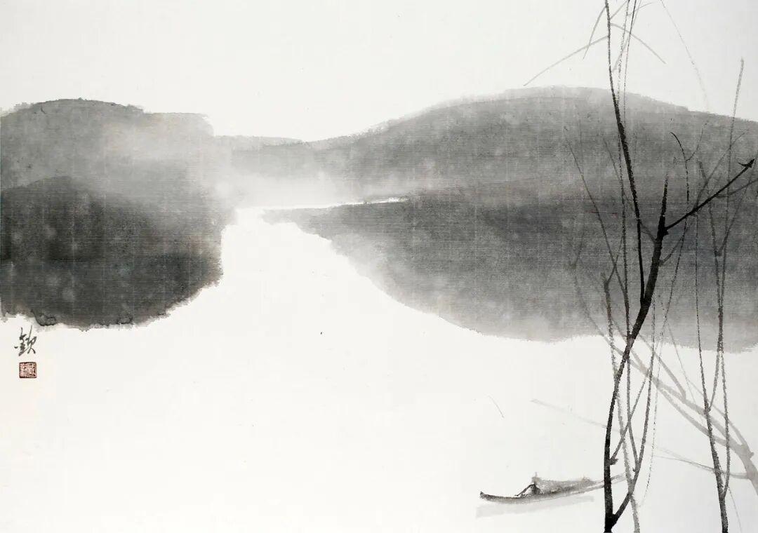 陈国欢水墨艺术｜淡墨禅心，诗意江南
 
国家一级美术师陈国欢，以简淡水墨绘花鸟山