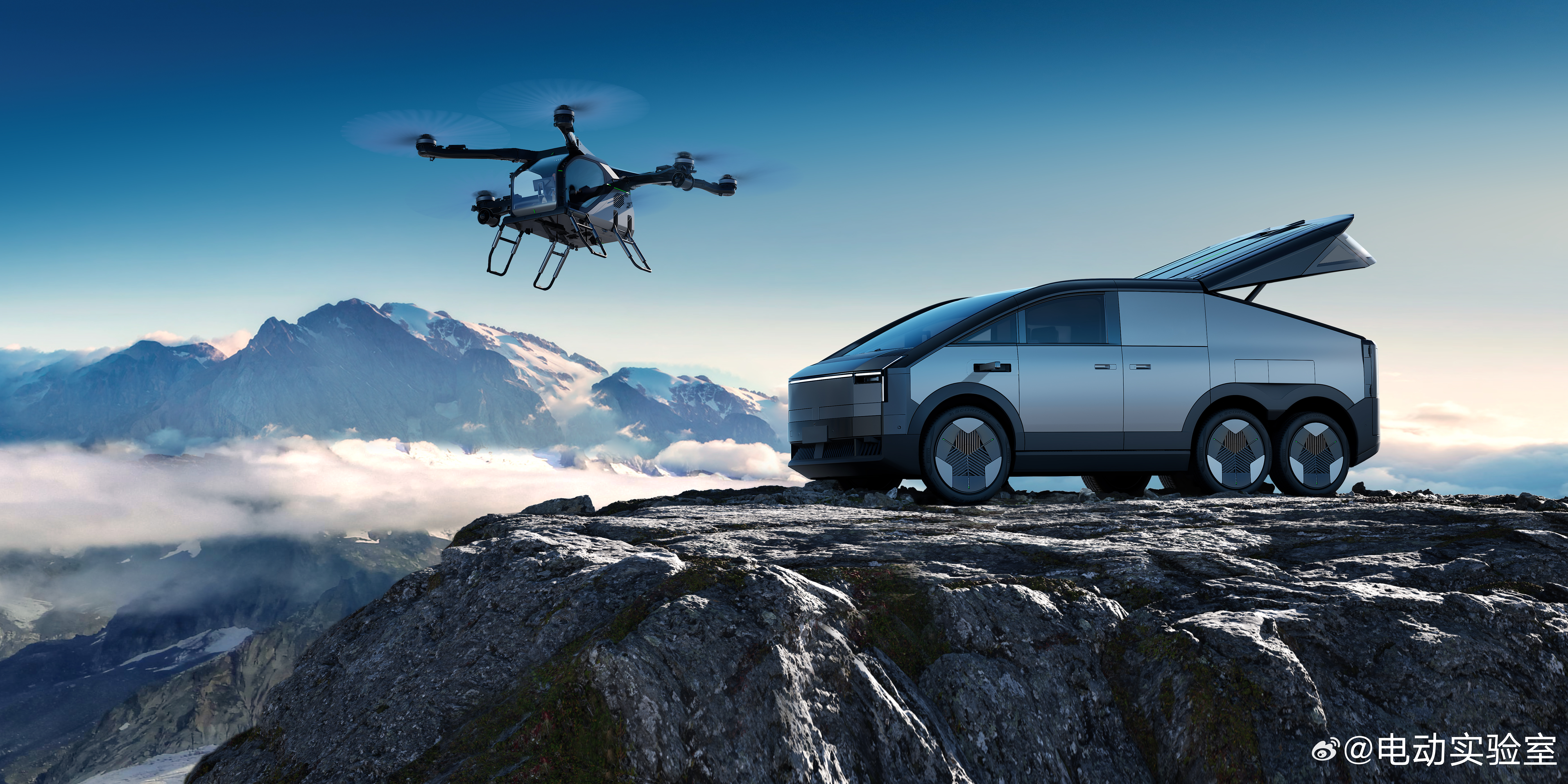 小鹏下一代新能源飞行汽车首飞A868全倾转混电飞行汽车 今天参加了小鹏汇天的一场