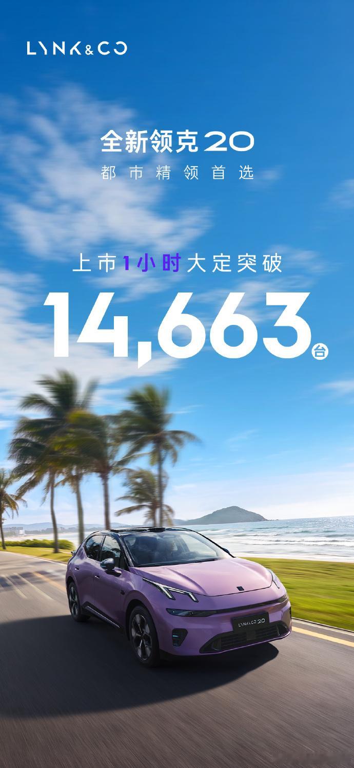 领克20，竞争力十足据说充电很快，操控很好，有机会试试看领克20 ​​​