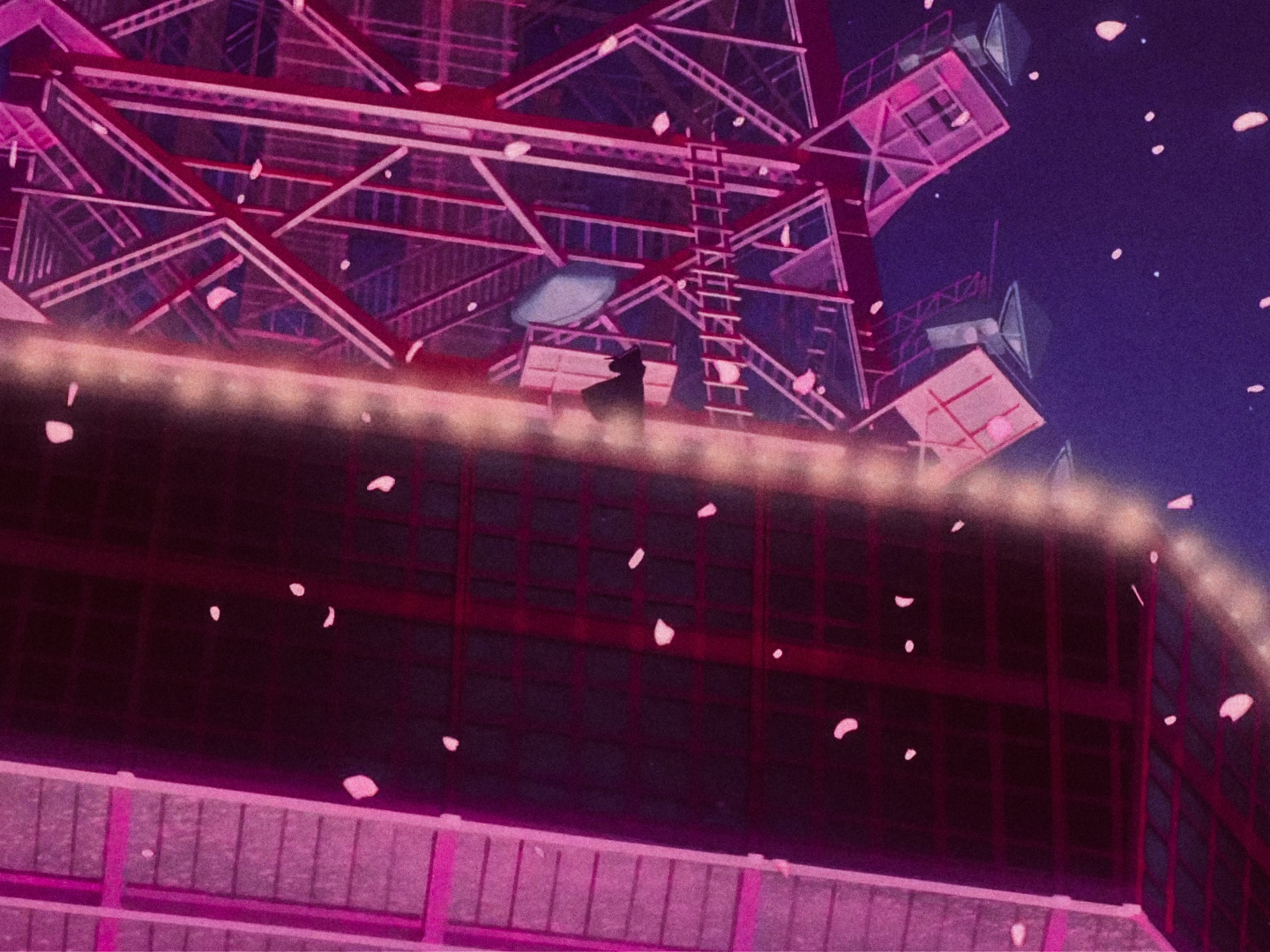 ＂樱花飞舞的夜晚＂#魔卡少女樱# ​​​