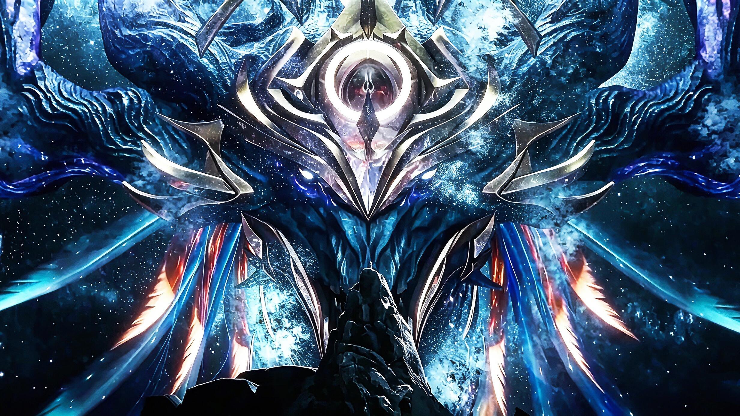 吞噬星空决战原始星定档罗峰他执刀而立，周身散发着强大气场，那一刀，仿佛将劈开宇宙