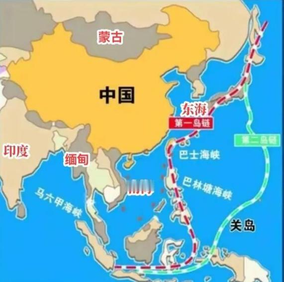 美国没有日本，遏制不了中国；日本没有琉球群岛，威胁不了中国。美国没有韩国，围堵不