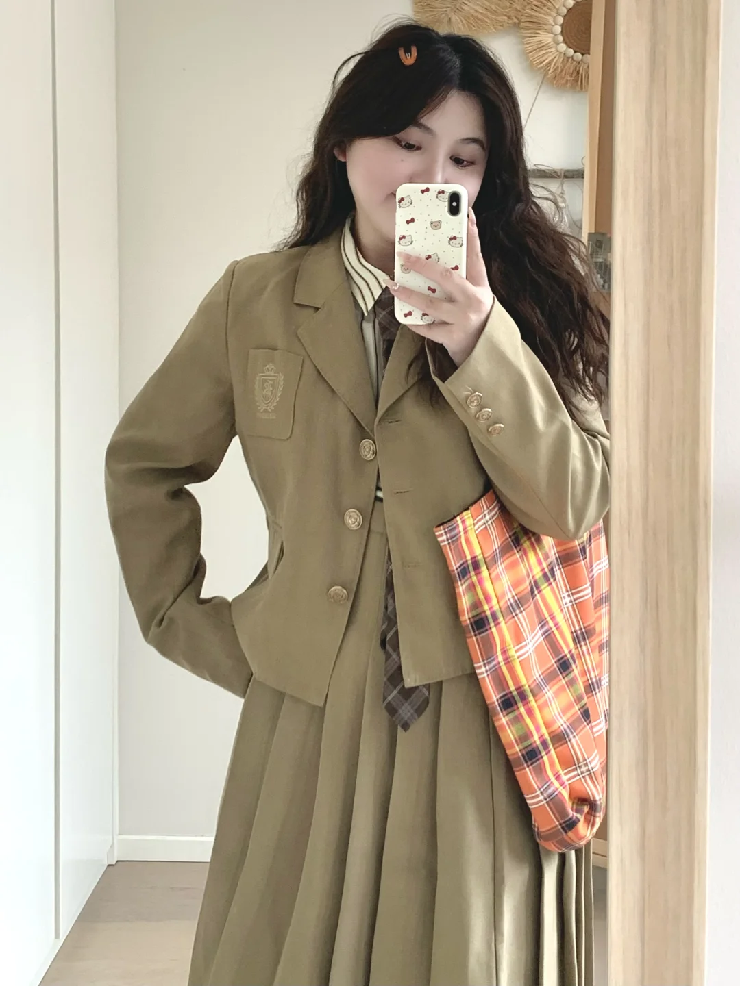 📙微胖女生大胆穿学院小套装～显瘦！