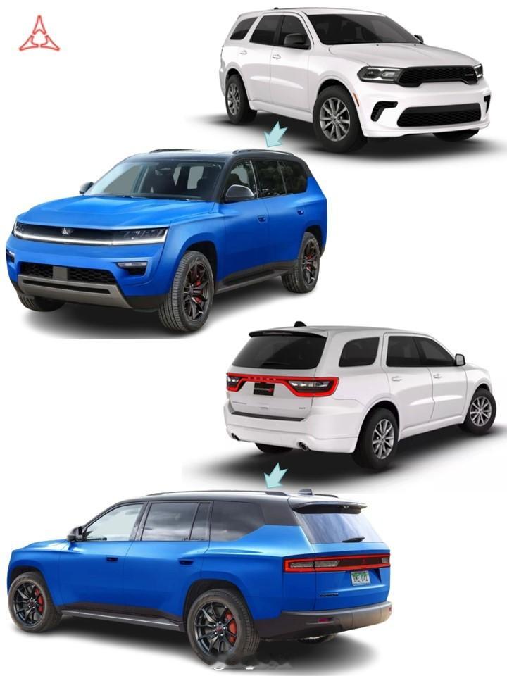 【新车渲染】下一代道奇DURANGO渲染图，和现款相比，大家觉得怎么样