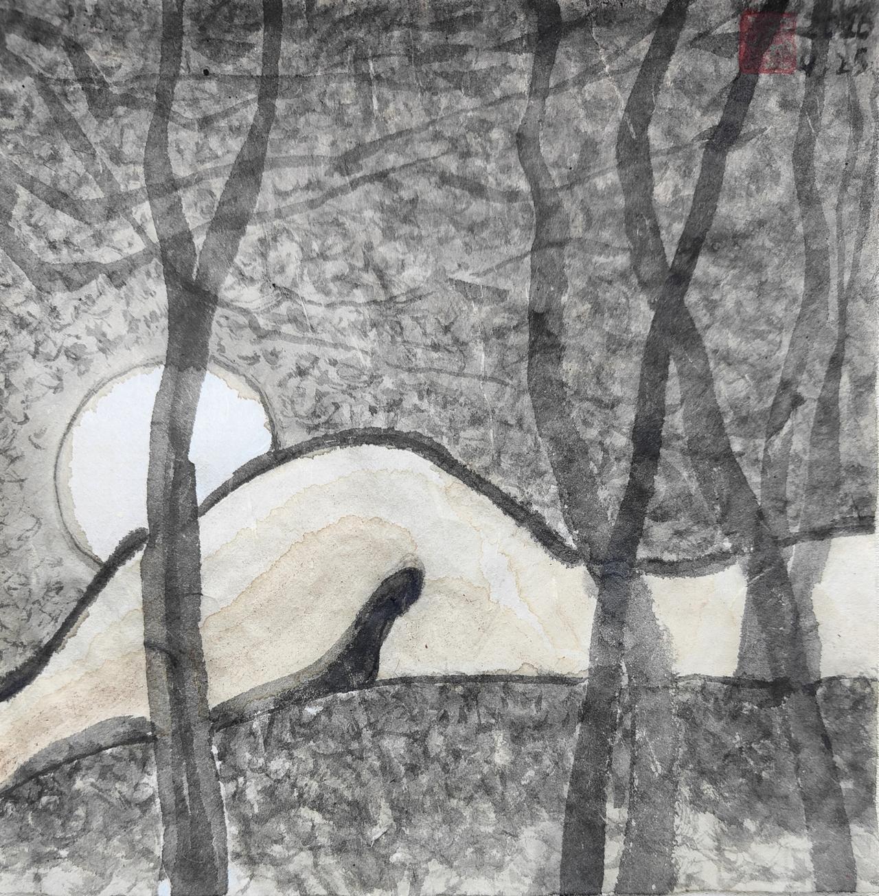 碗子的纸片水墨《做梦而已》