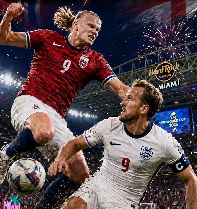 明天凌晨五点，挪威队VS英格兰队的四分之一决赛绝对会成哈兰德的表演赛。都是老熟人