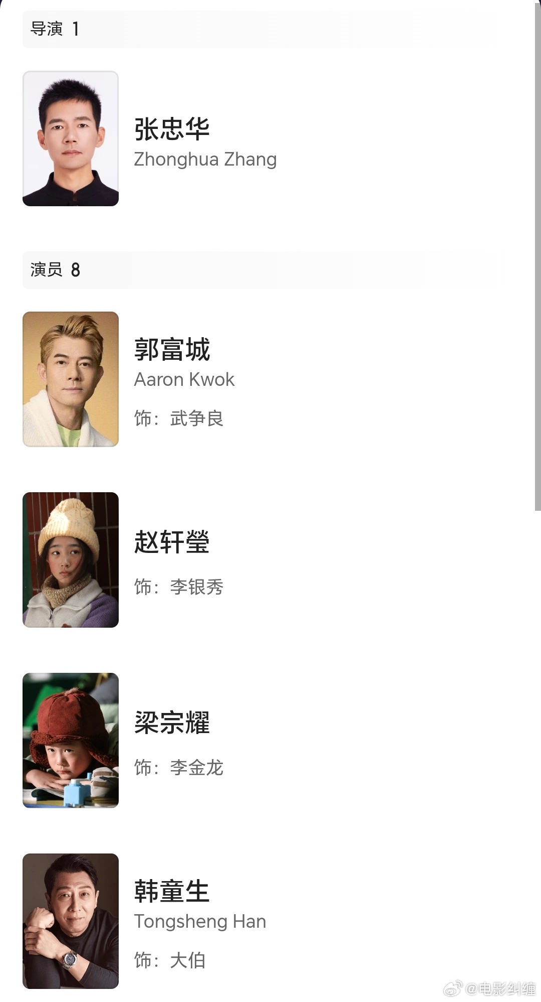 郭富城、韩童生主演的电影《我爸是鸽王》改名《请不走的门神》，目前后期制作中。简介