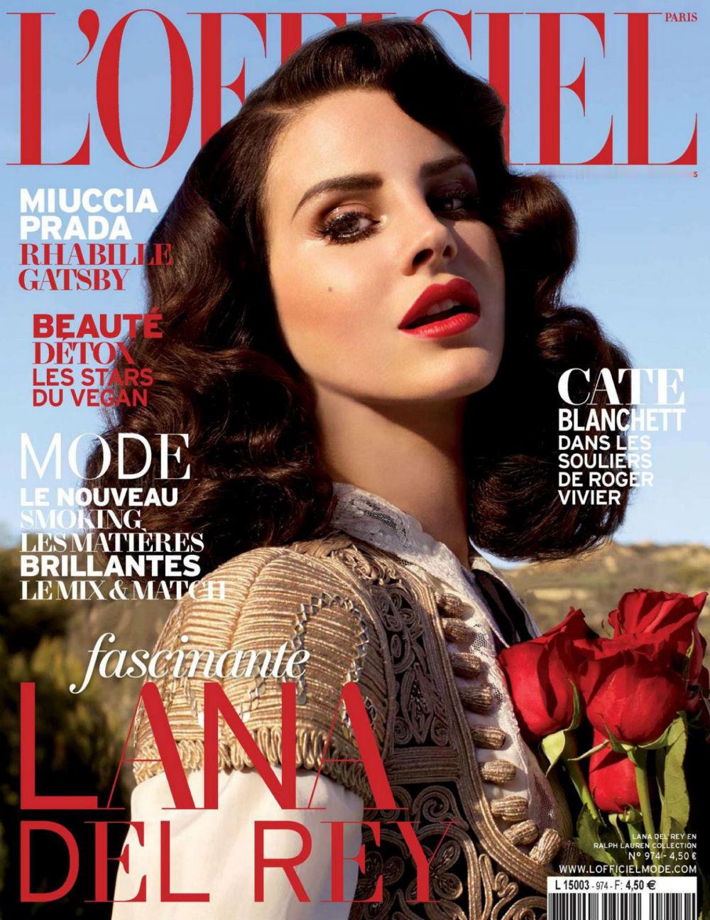 杂志大片Lana Del Rey for L’Officiel Paris Ap