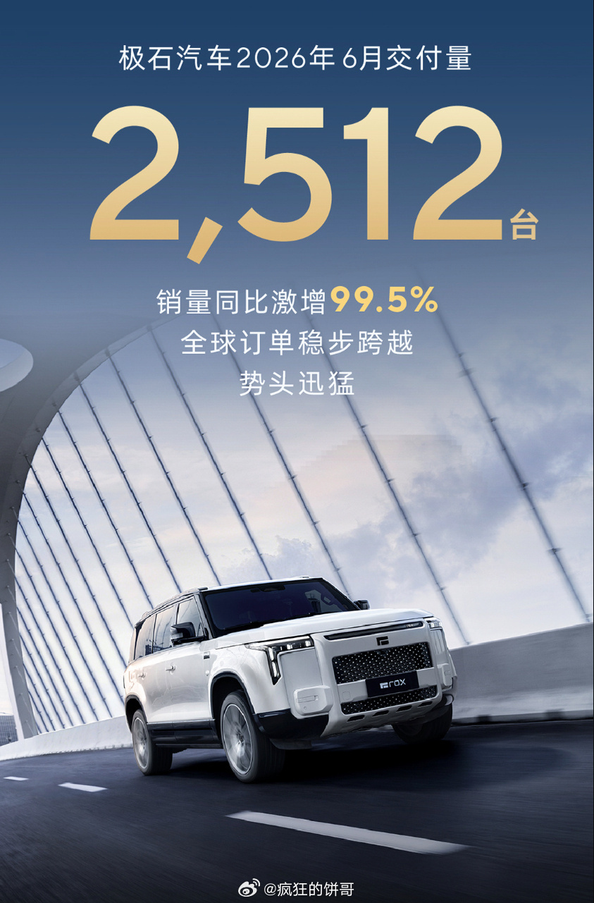 极石这2512台，应该都是国外卖的吧？大v聊车