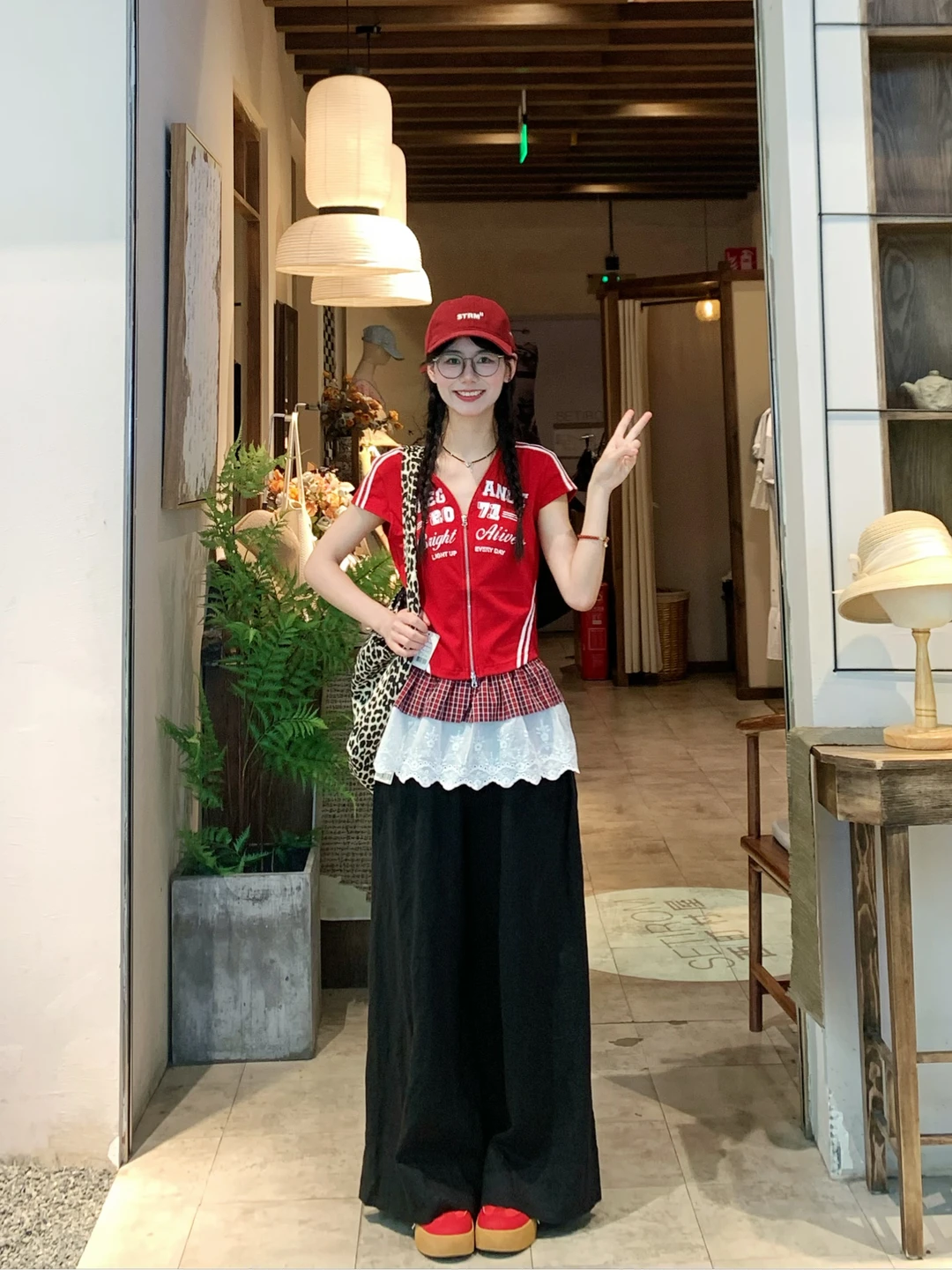 163 90|复古美式叠穿穿搭ootd❤️