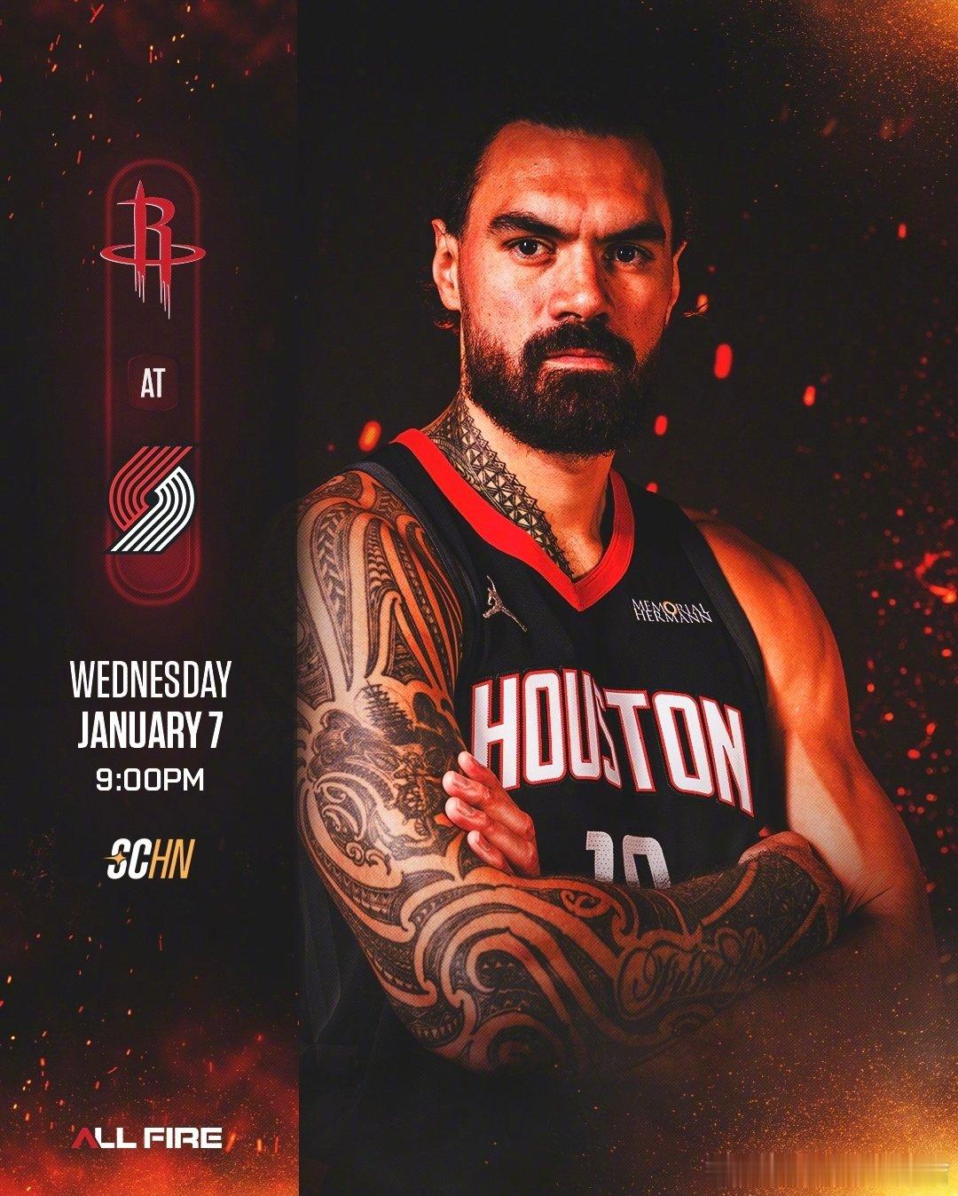 还有不到11小时⏰不见不散！For Win  cr：休斯顿火箭 