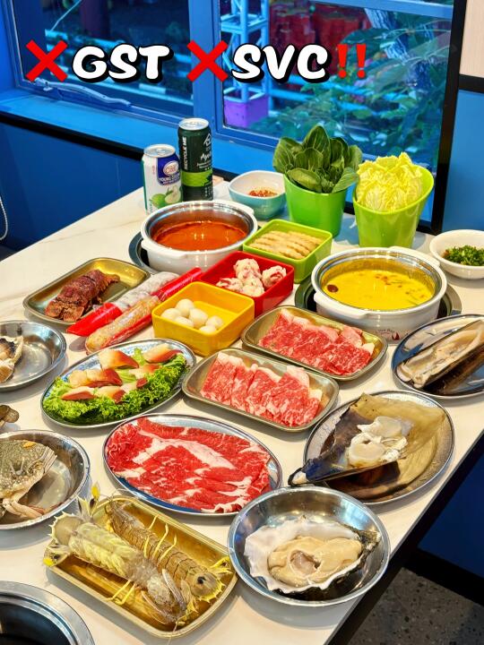 🇸🇬新开的海鲜火锅太顶了😭巨好吃又新鲜‼️